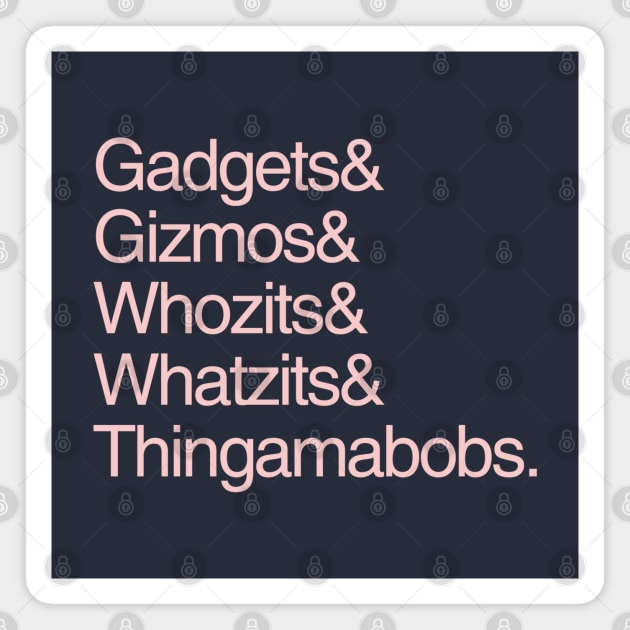 Gadgets and Gizmos Millennial Pink Magnet by FandomTrading